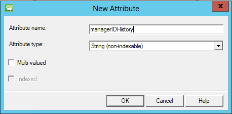 managerIDHistory attribute definition